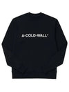 Essential Logo Crew Sweatshirt Black - A-COLD-WALL - BALAAN 3