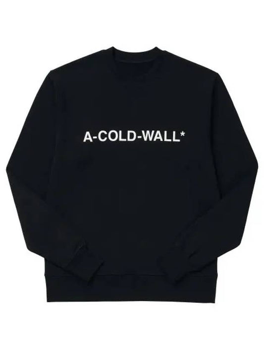 A COLD WALL ACWMW082 BLACK Men's Sweatshirt - A-COLD-WALL - BALAAN 2