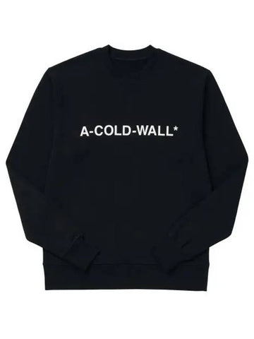 A COLD WALL ACWMW082 BLACK Men s Sweatshirt - A-COLD-WALL - BALAAN 1