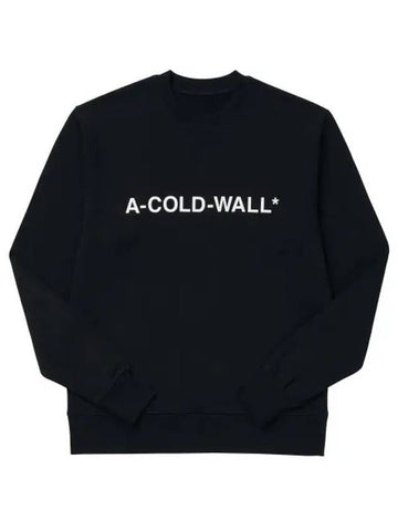 A COLD WALL ACWMW082 BLACK Men's Sweatshirt - A-COLD-WALL - BALAAN 1