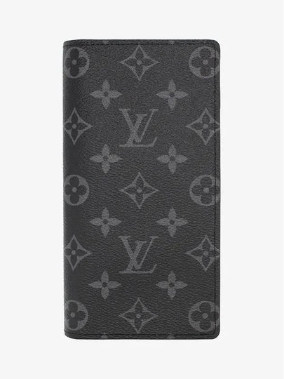 Brazza Monogram Long Wallet Black - LOUIS VUITTON - BALAAN 2