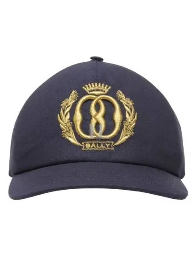 Embroidered Logo Ball Cap Navy - BALLY - BALAAN 2