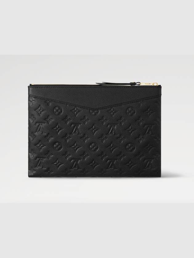 Monogram Daily Empreinte Pouch Bag Black - LOUIS VUITTON - BALAAN 5