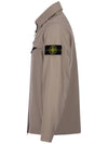 Light Soft Shell Shirt Jacket Dove Grey - STONE ISLAND - BALAAN 3