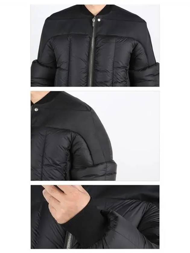 Geth Bomber Padded Black - RICK OWENS - BALAAN 5