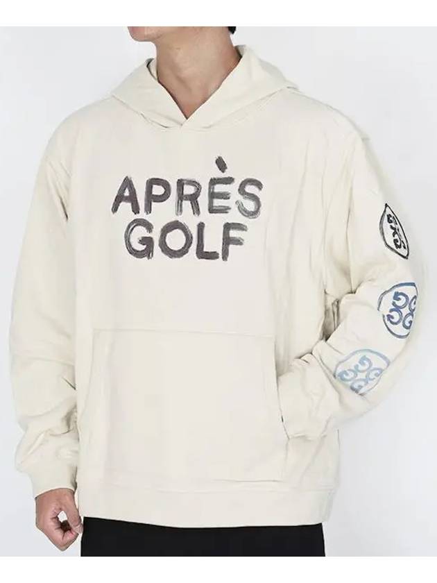 Après Golf Unisex Oversized French Terry Hoodie Beige - G/FORE - BALAAN 2