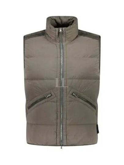 Seamless Tunnel Nylon Down Vest Green - STONE ISLAND - BALAAN 2