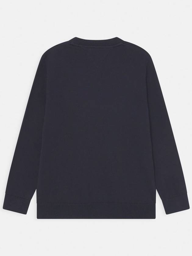 Essential V-Neck Knit Top Navy - TOMMY HILFIGER - BALAAN 3