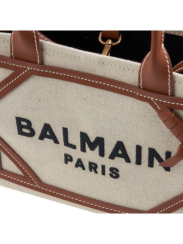 Women's B Army Canvas Tote Bag CN1FE809 TDCS GEM - BALMAIN - BALAAN 6