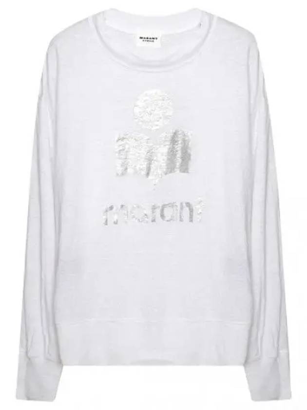 Clawia Linen Long Sleeve T Shirt - ISABEL MARANT - BALAAN 1