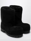 Men s Suede Fur Winter Boots Black - BALENCIAGA - BALAAN 6