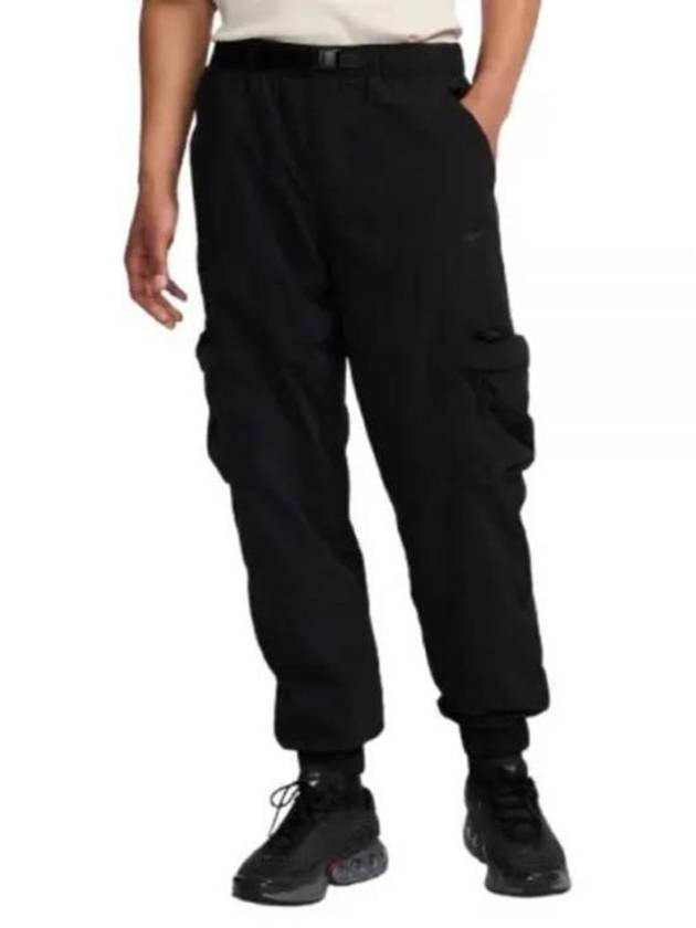 Tech Woven Cargo Track Pants Black - NIKE - BALAAN 2