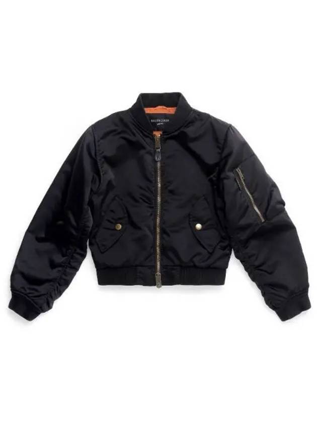 Shrunk Bomber Jacket Black - BALENCIAGA - BALAAN 2