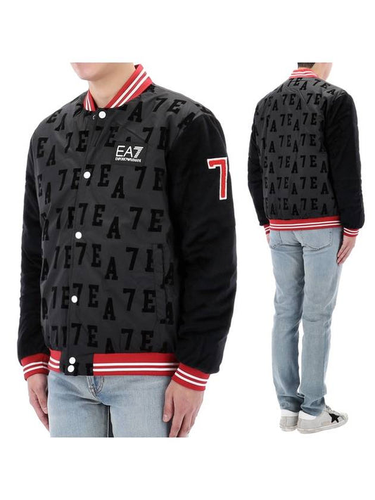 EA7 Logo Bomber Jacket 6RPB09 1200 - EMPORIO ARMANI - BALAAN 1