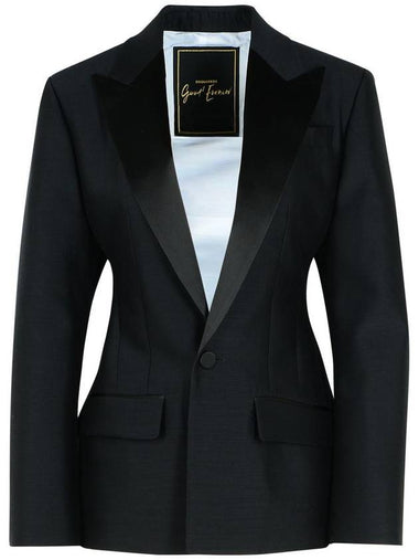 DSQUARED2 'Dan' Black Virgin Wool Blend Blazer - DSQUARED2 - BALAAN 1