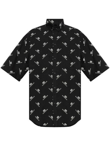 BALENCIAGA S/S LARGE FIT SHIRT - BALENCIAGA - BALAAN 1