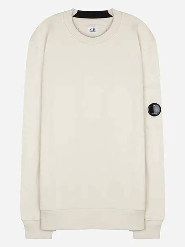 Diagonal Raised Fleece Sweatshirt Beige - CP COMPANY - BALAAN 2