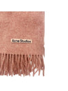 Wool Fringe Scarf Rose Melange - ACNE STUDIOS - BALAAN 5