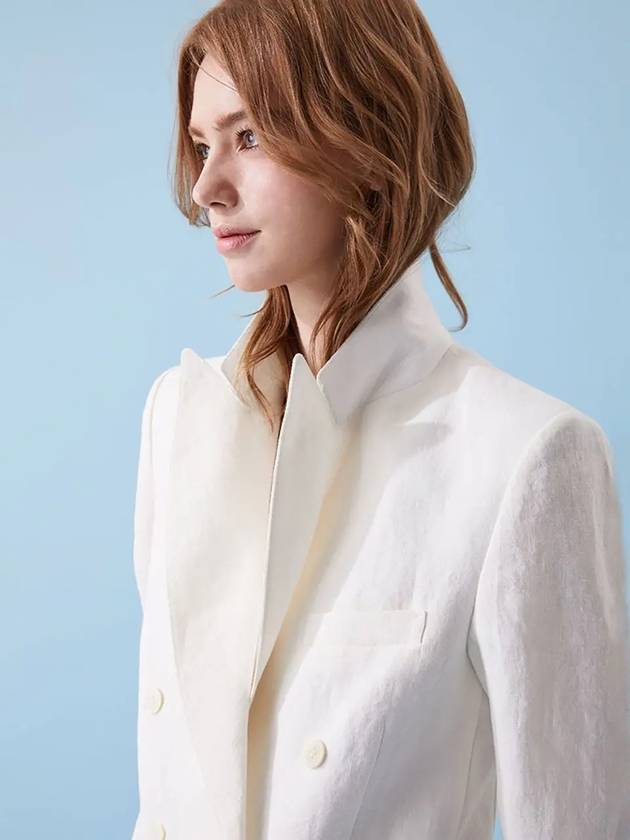 volume linen double jacket white - VOYONN - BALAAN 7