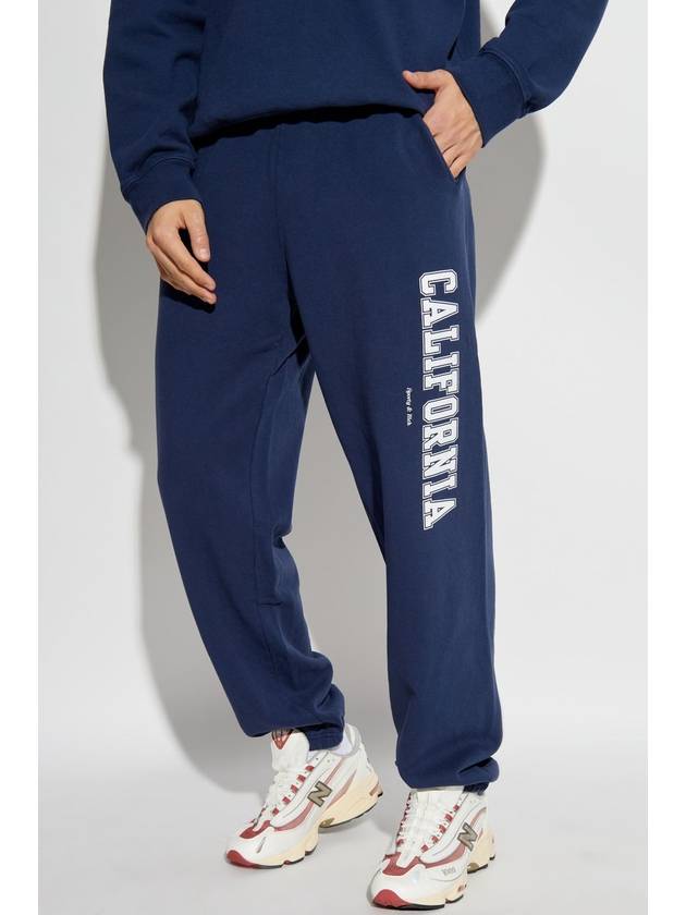 Sporty & Rich Sweatpants From The Wall Street Collection, Unisex, Navy Blue - SPORTY & RICH - BALAAN 5