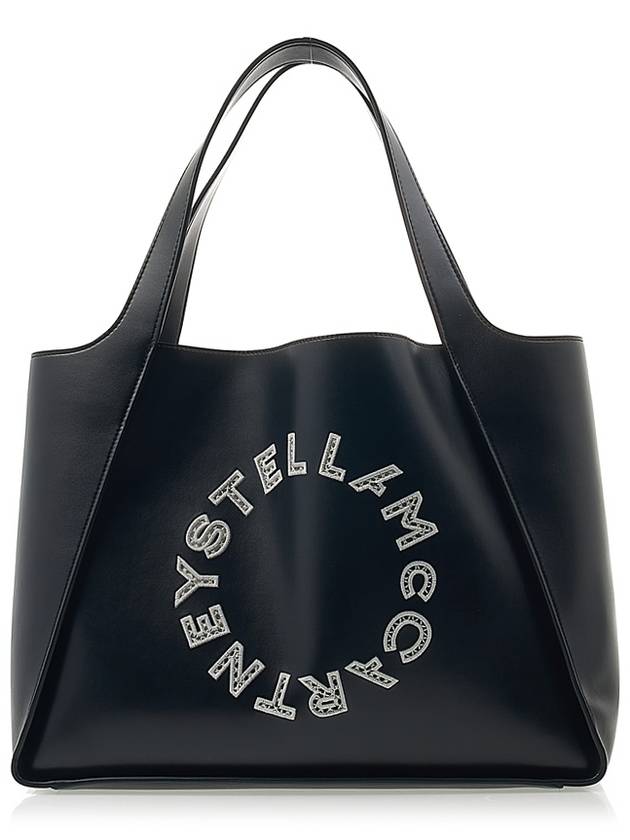 Logo Shopper Tote Bag Black - STELLA MCCARTNEY - BALAAN 3