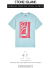 Graphic Printed Short Sleeve T-shirt Green - STONE ISLAND - BALAAN 3