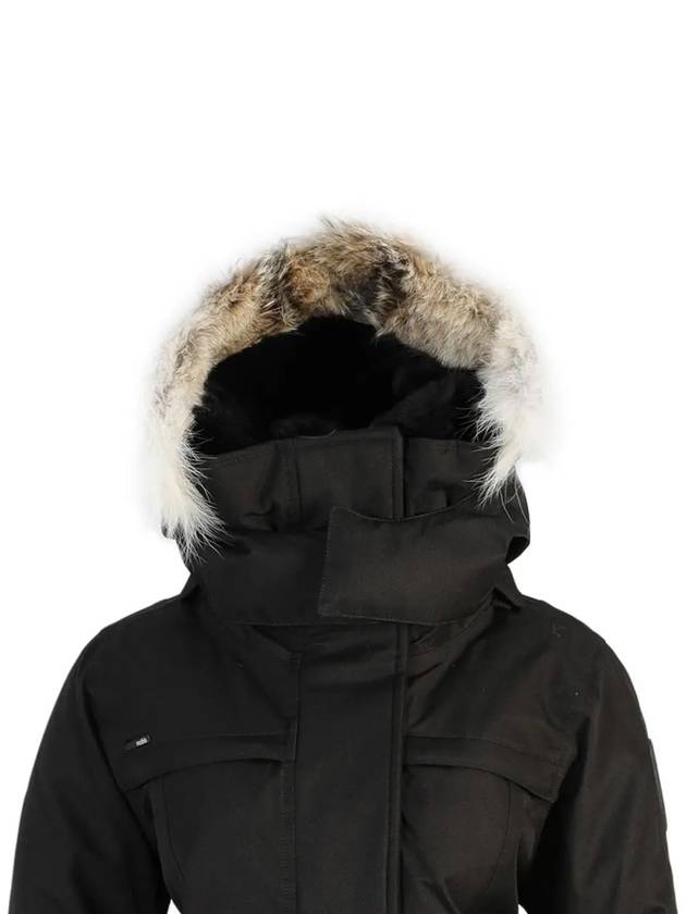 Women's Shera Hooded Long Parka Black - NOBIS - BALAAN 5