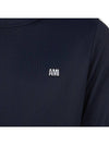 Track Crew Sweatshirt Nautic Blue - AMI - BALAAN 10