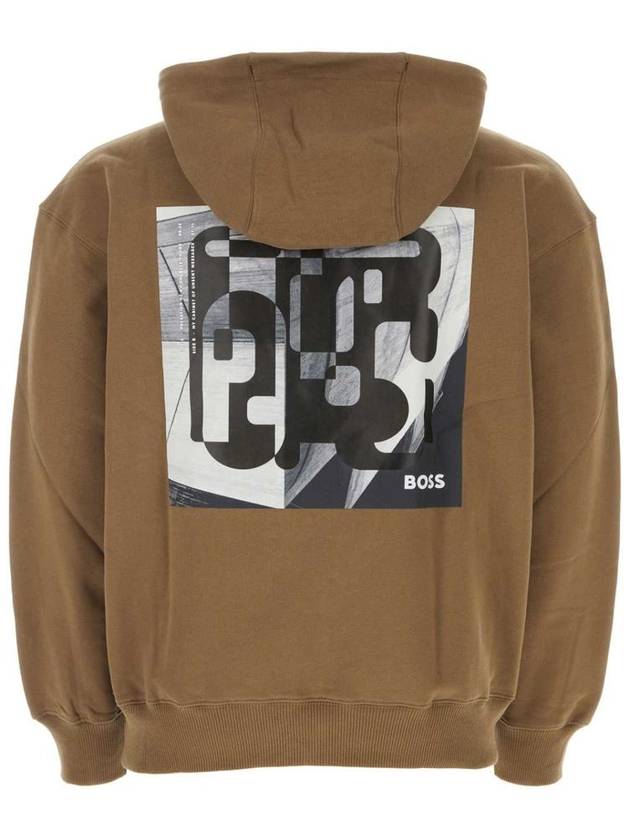 Hooded Sweatshirt 50505775 249 Brown - HUGO BOSS - BALAAN 3