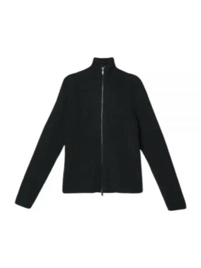 Kellan Full Zip Cotton Knit Top Black - J.LINDEBERG - BALAAN 2