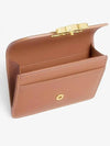 Triomphe Shiny Calfskin Flap Card Wallet Brown - CELINE - BALAAN 5