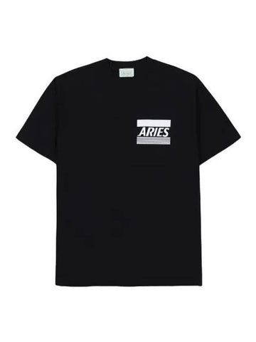 Aries credit card short sleeve t shirt black - ARIES - BALAAN 1