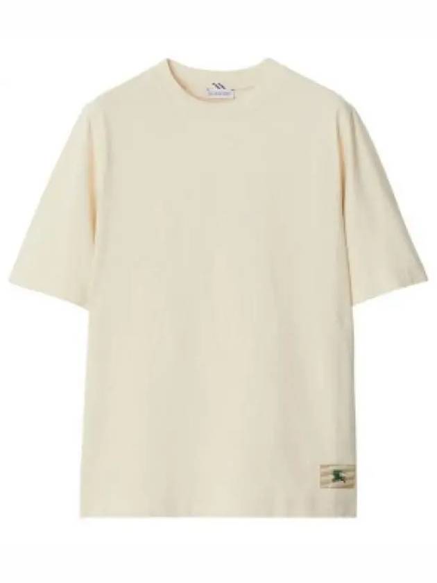 EKD Cotton Short Sleeve T-Shirt Ivory - BURBERRY - BALAAN 2