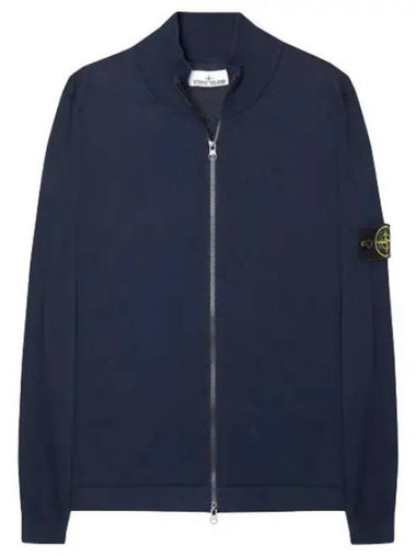 Badge full zip knit cardigan - STONE ISLAND - BALAAN 1