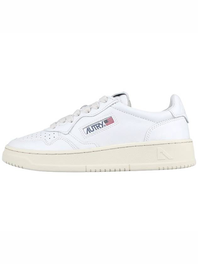 Medalist Leather Low Top Sneakers White - AUTRY - BALAAN 4