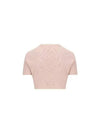 4G Logo Crop Short Sleeve T-Shirt Pink - GIVENCHY - BALAAN 3