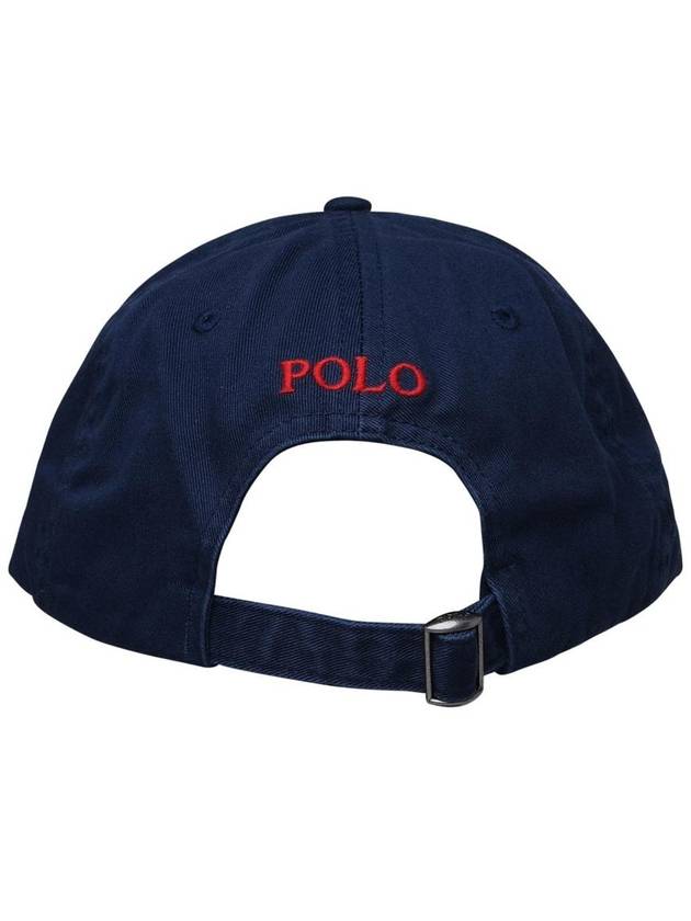 Embroidered Pony Ball Cap Navy - POLO RALPH LAUREN - BALAAN 4