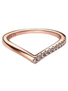 Women's Timeless Wish Half Sparkling Ring Rose Gold - PANDORA - BALAAN 1