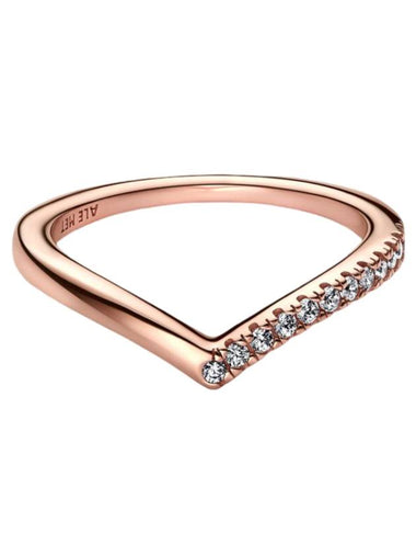 Women's Timeless Wish Half Sparkling Ring Rose Gold - PANDORA - BALAAN 1