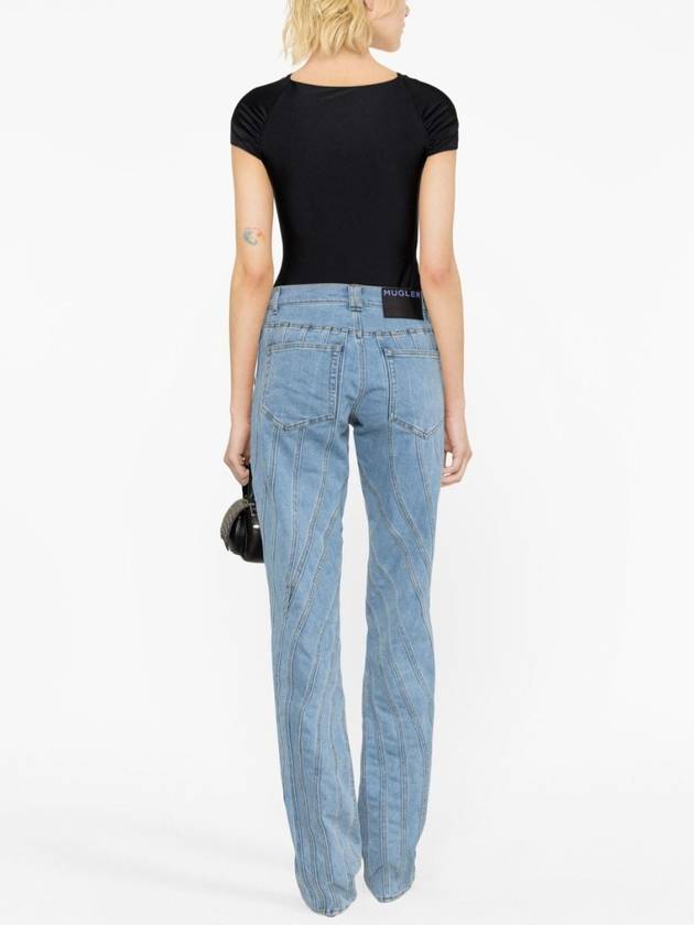 MUGLER Trousers Blue - MUGLER - BALAAN 4