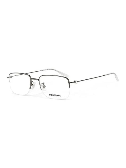 Rectangle Metal Eyeglasses Ruthenium - MONTBLANC - BALAAN 2