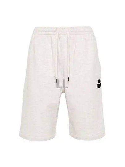 Mahalo Logo Shorts Ecru - ISABEL MARANT - BALAAN 2