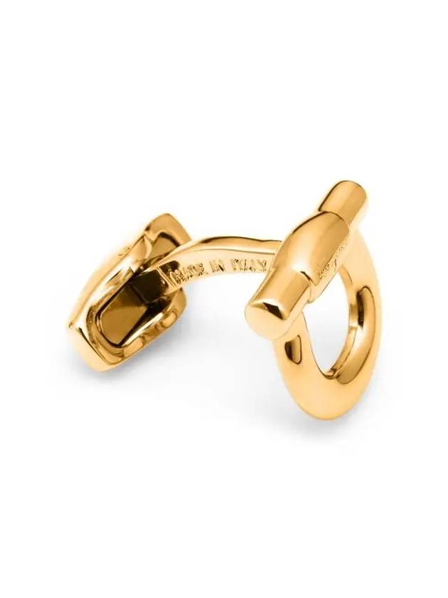 Gancini Logo Cufflinks Gold - SALVATORE FERRAGAMO - BALAAN 4