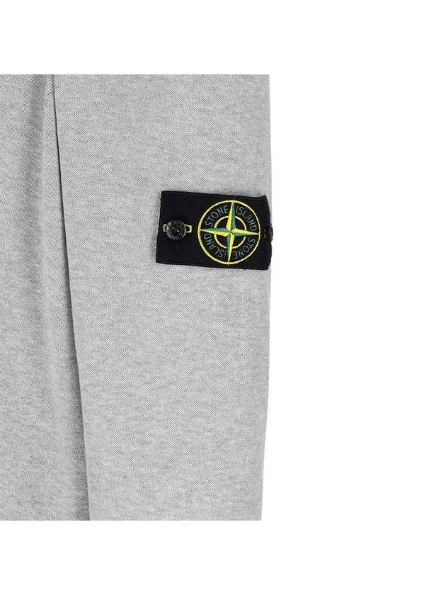 Crewneck Soft Cotton Knit Top Charcoal - STONE ISLAND - BALAAN 4