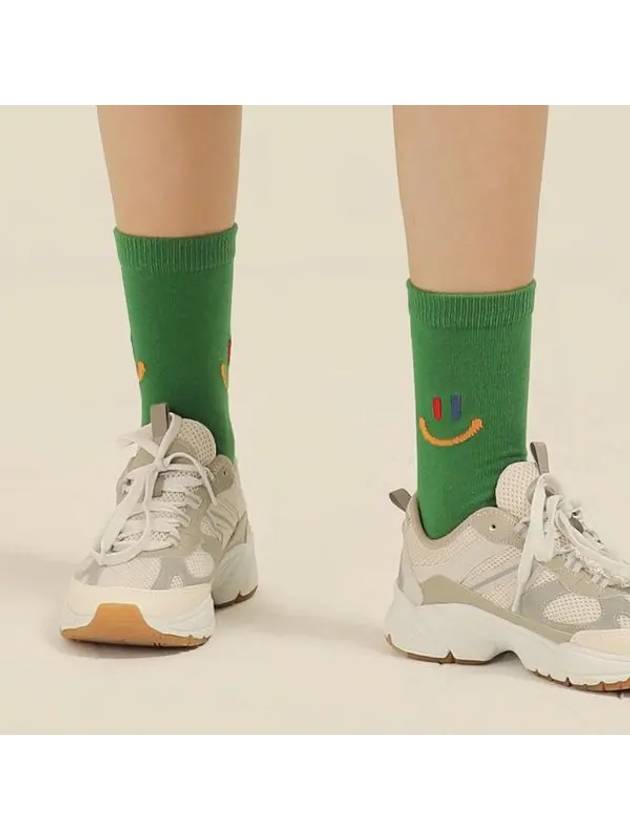 Lala Logo Socks Green - LALA SMILE - BALAAN 2