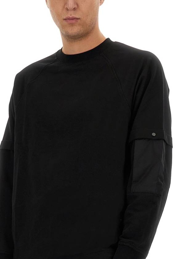 Metropolis Long Sleeve T-Shirt Black - CP COMPANY - BALAAN 5