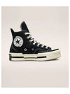 Chuck 70 Plus High Top Sneakers Black - CONVERSE - BALAAN 2