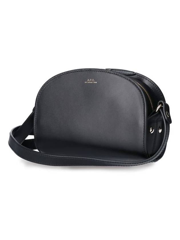 Demi Lune Mini Half Moon Cross Bag Black - A.P.C. - BALAAN 3