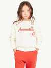 Kids White Animal Shark Sweatshirt F24023 221FU - THE ANIMALS OBSERVATORY - BALAAN 1