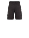 Light Stretch Cotton Bermuda Shorts Black - STONE ISLAND - BALAAN 3